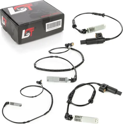 Produktbild von 4x ABS Sensor Raddrehzahlgeber Set vorne hinten für BMW 3er E46 bis 09/2001