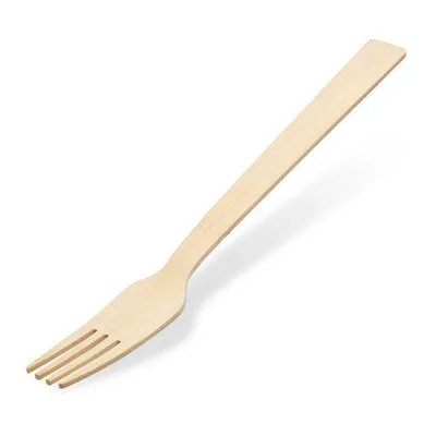 Produktbild von 100x Bambusgabeln Gabeln aus Bambus 17 cm umweltfreundlich