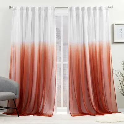Verdunkelungsvorhang-Paar 132x274 cm, Mekka Orange, 2 Stück
