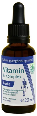 Produktbild von VITARAGNA Vitamin K Forte K1 K2 MK-7 Tropfen in MCT-Öl 20 ml