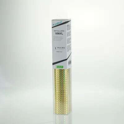 Produktbild von Effekt-Plotterfolie Metallized - MOSAIC-GOLD in 30,5 x 100cm