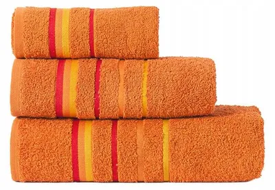 Produktbild von Markizeta Mars Frottierhandtuch Baumwolle Orange 50x90 cm