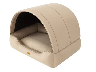 Imagen del producto de Cama para perros y caseta para perros PROMPTER (82x58 cm) | Cama para gatos, caseta para perros, cama para mascotas, caseta para perros, cojín para perros, sofá para perros | Doggy