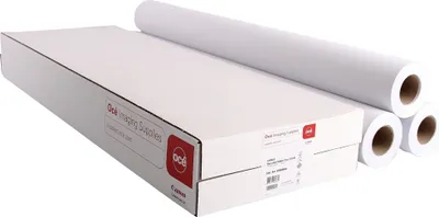 Produktbild von Oce IJM022, 50 m, 91,4 cm, 90 g/m², 108 µm, FCC, ISO 9706 / DIN 6738, ISO 9001 / 14001, 45 - 55%