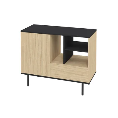 Produktbild von Interia Buffetschrank Mona Schwarz - Eiche Hell