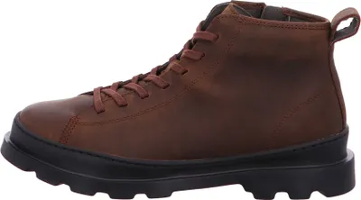 Image de Camper Brutus Hommes lacets côté fermeture éclair en cuir nubuck Bottines Marron - 10 millions Royaume-Uni - 44 UE - 10,5 millions USA / Marron