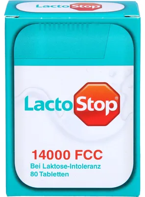 Image de Lactostop 14.000 Fcc comprimés distributeur 80 pc