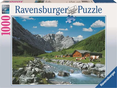 Produktbild von 1000 Teile Ravensburger Puzzle Karwendelgebirge, Österreich 19216