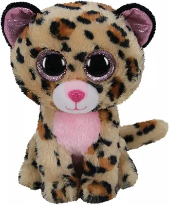 Obrázok produktu pre Vy leopardí plyšová hračka hnedý a ružový livvie 24 cm