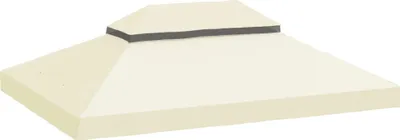 Image de Remplacement de la couverture du pavillon, accessoires d'ombre, design élégant, matériau durable, crème