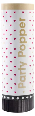 Produktbild von amscan Konfettikanonen Everyday Love 2 Stück