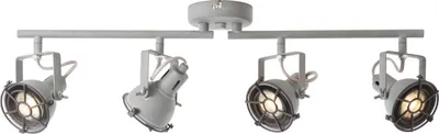 Produktbild von Brilliant LED Deckenleuchte Spot Jesper Betongrau 4-flammig 4 x 4W GU10 1520lm warmweiß 3000K schwenkbar