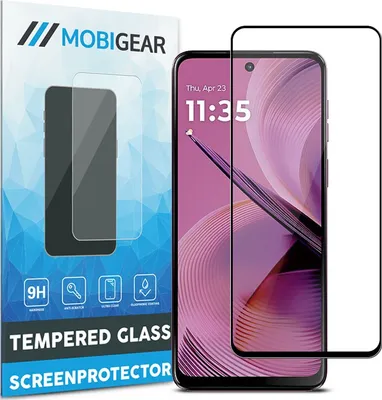Produktbild von Mobigear Premium  Motorola Moto G55 Panzerglas Gehärtetes Glas Displayschutz - Hüllenfreundlich