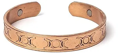 Productafbeelding van Armband Koper Maanfasen Magnetisch --verpakking van 2 stuks - ±8 Mm