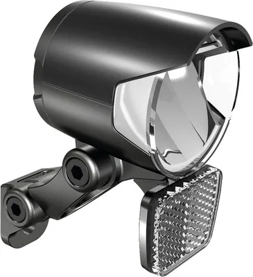 Produktbild von Herrmans Dynamo-Scheinwerfer 'H-Black MR4 D', on/off Standlicht, schwarz