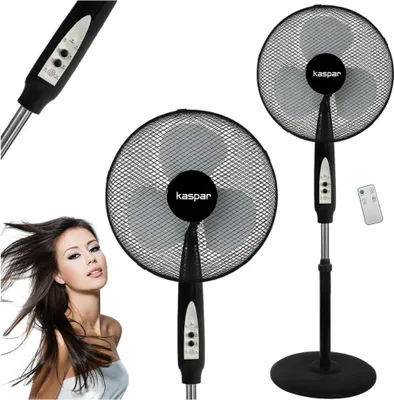 Obrázek produktu pro Podstavný ventilátor, 40 W, ventilátor, oběhové čerpadlo, tichý, výkonný, dálkové ovládání, 36 cm