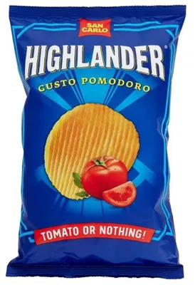 Image de Chips Patatine Highlander Tomate 130 g - San Carlo