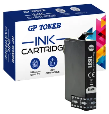 A product box and an ink cartridge are shown.