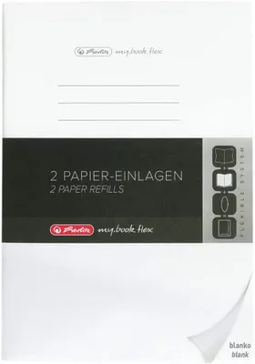 Produktbild von Herlitz 50034130, Einfarbig, Weiß, A5, 80 Blätter, Erwachsener