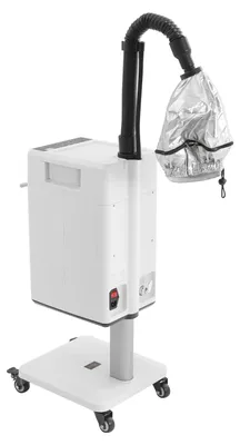 Imagen del producto de Máquina de vapor nano-haar, pantalla LCD, temperatura ajustable, color blanco, enchufe europeo de 220V-240V