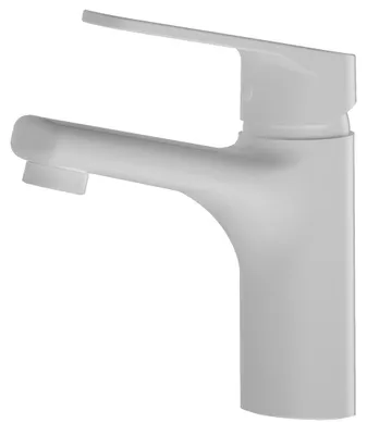 Image de Full mitigeur lavabo bas blanc mat Essebagno