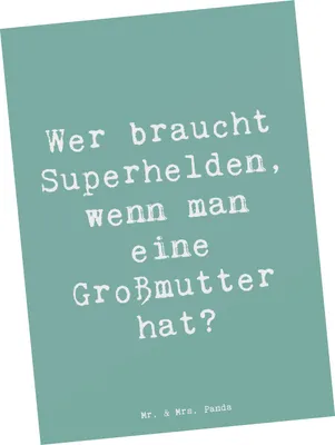 Produktbild von Mr. & Mrs. Panda Postkarte Spruch Großmutter Liebe - Meeresbrise - Geschenk, Verwandte, Ansichtskarten, Fürsorge, Grußkarte, Weisheit, Jubiläen, Ansichtskarte, Umarmungen