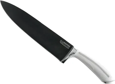 Image de Couteau de chef Carl Schmidt Sohn Garmisch, acier inoxydable, 32 cm, noir et blanc