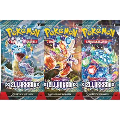 Produktbild von TCGUnlimited Boostermix: 3 Pokémon Booster Packs | KP07 Stellarkrone