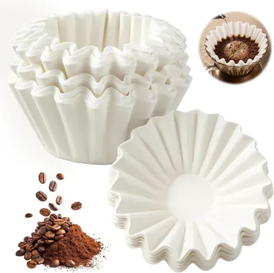 Imagen del producto de Filtros de papel para café, 100 unidades, universales, para la cocina