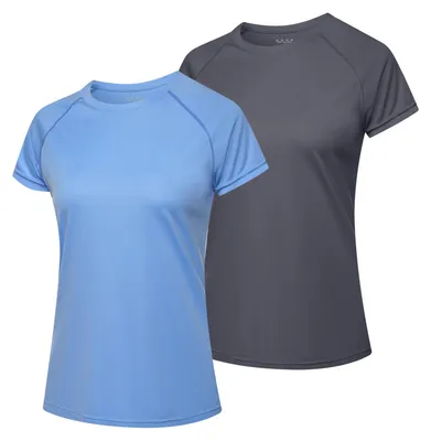 Productafbeelding van MEETWEE Dames Surfshirt, beschermende kleding, UV-shirts, zwemkleding, tankini, UPF 50+, korte mouwen