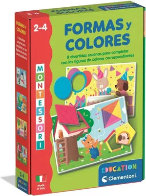 Zdjęcie produktu dla Clementoni Montessori Kształty i Kolory Wielokolorowy Wielokolorowy Jeden rozmiar