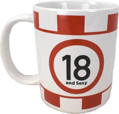 Produktbild von Kaffeebecher mit Happy Birthday 18 30 40 50 Jahre Geburtstagsgeschenk