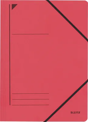 Image de 25x Leitz 3980-00-25 Pinces d'angle A4 250 feuilles carton Pendarec (RC) rouge