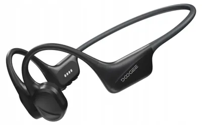 Zdjęcie produktu dla Słuchawki z przewodnictwem kostnym DOOGEE BoneBeat Swim Czarny Black