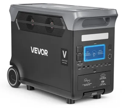 Produktbild von VEVOR Tragbare Powerstation, 3000W Solargenerator, 3072Wh LiFePO4-Akku-Backup mit 13 Ausgangsanschlüssen für Notfälle zu Hause, Camping im Freien, Wohnmobilreisen (Solarpanel NICHT enthalten)