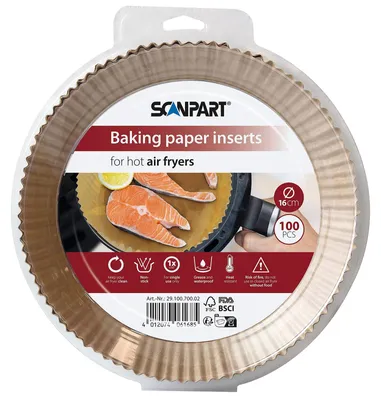 Produktbild von SCANPART 2910070002, Löschpapier, Jede Marke, Universal, Braun, Sichtverpackung, Forest Stewardship Council (FSC)