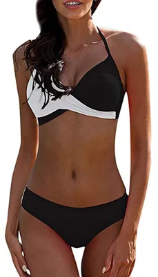 Produktbild von CheChury Damen Bademode Push Up Bikini Set Zweiteilige Badeanzug Strandkleidung