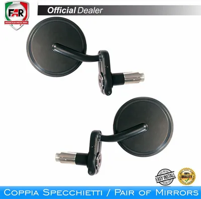 Immagine prodotto di Coppia specchietti bar end FAR 6581 neri