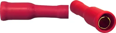 Produktbild von Sinuslive Rundstecker vergoldet rot 0,75mm² - 1,5mm² 10 Stück