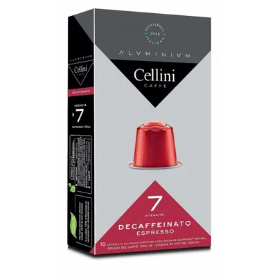 Produktbild von Cellini DECAFFEINATO Kaffeekapseln 10 Portionen