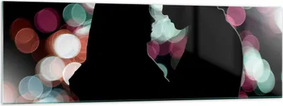 Produktbild von Bilder auf glas - Paar Liebe Beziehung - 160x50cm - Glasbilder - Wandbilder - Kunstdruck - zum Aufhängen bereit - Wanddekoration aus Glas - Glas Bilder - Wandbild auf Glas - Einteilig - GAB160x50-2551