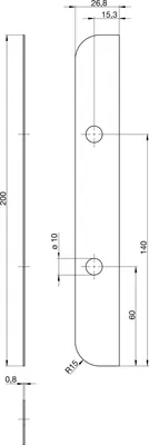 Immagine prodotto di GU HS protezione antitrapano RC2 per blocco esterno del dispositivo di sollevamento DM 37,5 mm acciaio zincato