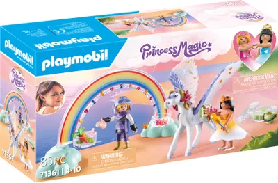 Produktbild von PLAYMOBIL Princess Magic 71361 Himmlischer Pegasus mit Regenbogen