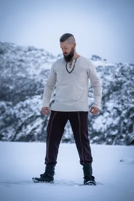 Produktbild von Mittelalter Hemd Natur "Elfriede" XXL