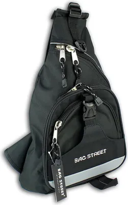 Produktbild von Bag Street Nylon Rucksack Herren Damen schwarz 32x13x45 D2OTJ6570S