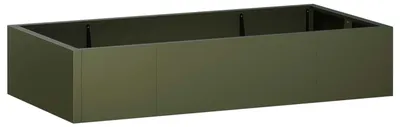 Obrázek produktu pro Záporová stěna, 6 kusů, rozměry 200 x 100 x 30 cm, ocel, barva olivově zelená