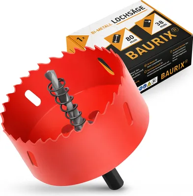 Zdjęcie produktu dla BAURIX® Bi-Metall-Lochsäge [80mm] I Ultimative