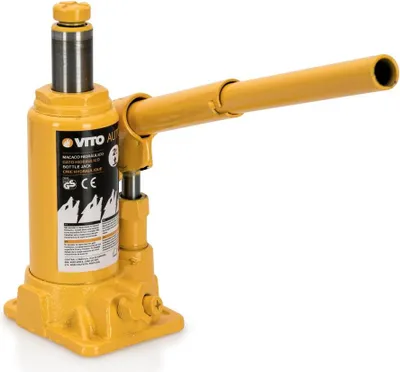 Image de Cric Hydraulique 4 tonnes Hauteur de levage 18 - 34 cm Acier VITO