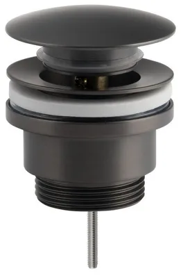 Produktbild von Ablaufgarnitur 5/4", klick-klack, großer Stopfen, (H) 10-55mm, Gun metal
