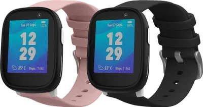 Produktbild von kwmobile Armband S kompatibel mit Xplora X6 Play - 2x Fitnesstracker Sportarmband aus TPU und Silikon